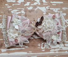 Load image into Gallery viewer, RTS rose gold double bow