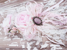 Load image into Gallery viewer, Baby pink & ivory miniature double bloom