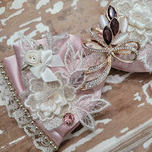 Load image into Gallery viewer, RTS rose gold double bow
