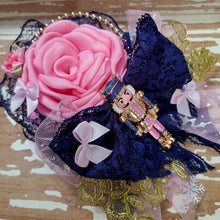 Load image into Gallery viewer, Bubblegum pink &amp; navy nutcracker
