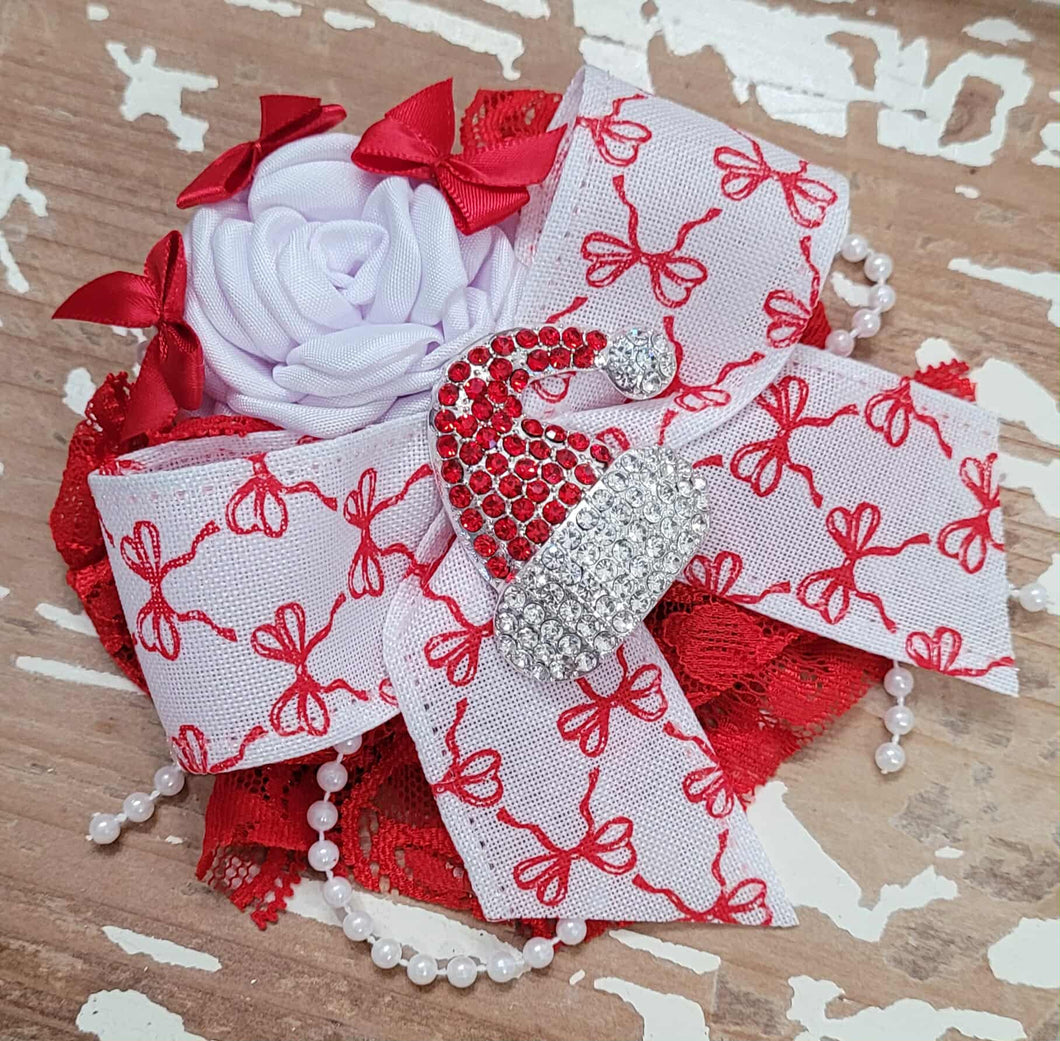 Santa Hat bow