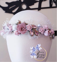 Load image into Gallery viewer, Blush Floral Halo
