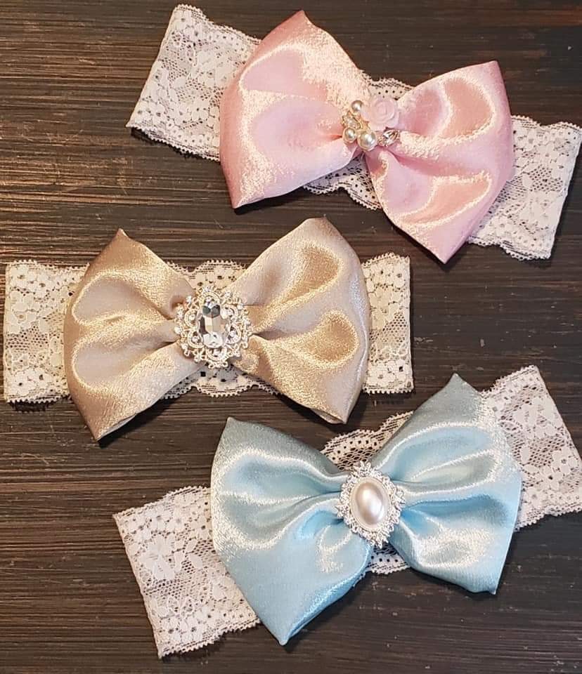 Large Satin Bows